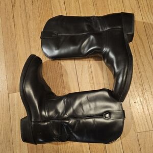 Durango Men's Black Leather Boots 12 Extra Wide EUC